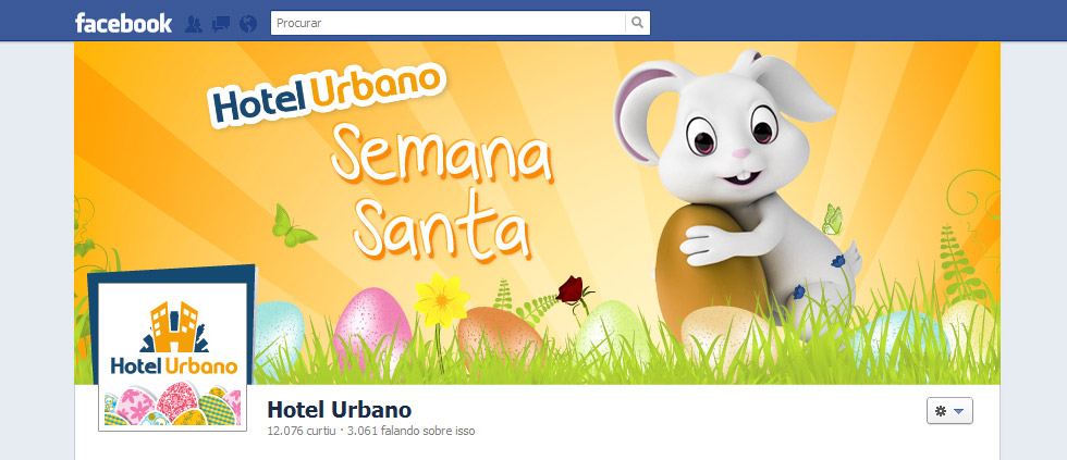 Cover do Facebook do Hotel Urbano Semana Santa 2012 para o Facebook