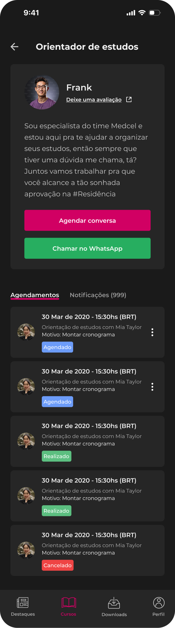Orientador de Estudos – Mobile